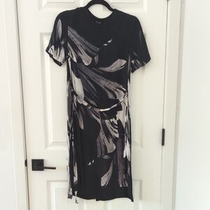 All Saints Black and Gray Women's Dress Size S